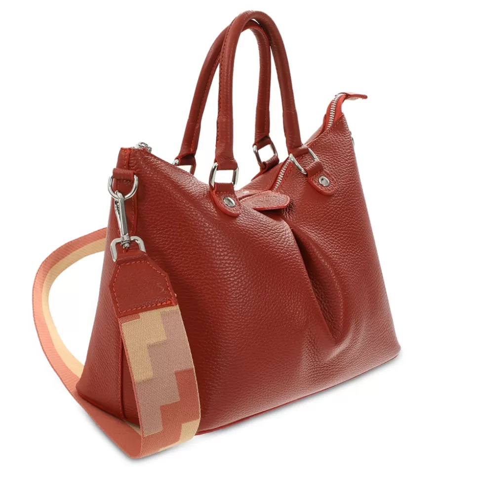 Women Folli Follie Handbags^Metropolitan Fab Medium Leather Handbag