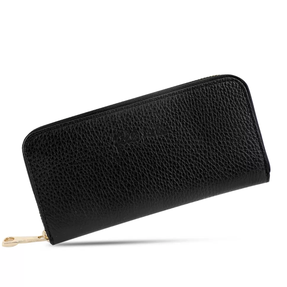 Women Folli Follie Wallets^Mini Discoveries Largeleather Wallet With Zipper