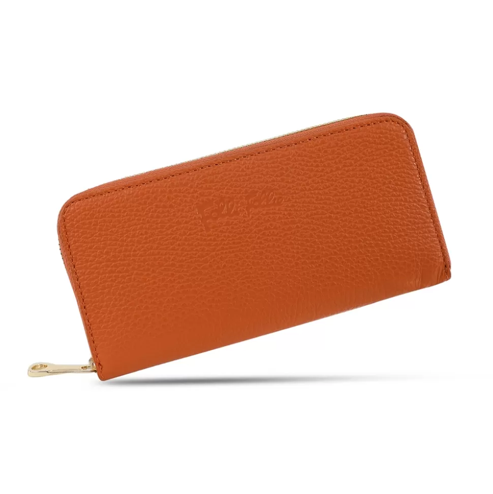 Women Folli Follie Wallets^Mini Discoveries Largeleather Wallet With Zipper