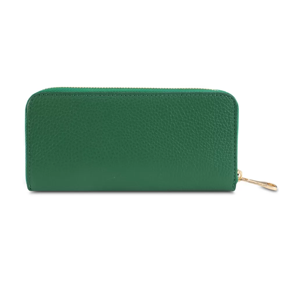 Women Folli Follie Wallets^Mini Discoveries Largeleather Wallet With Zipper