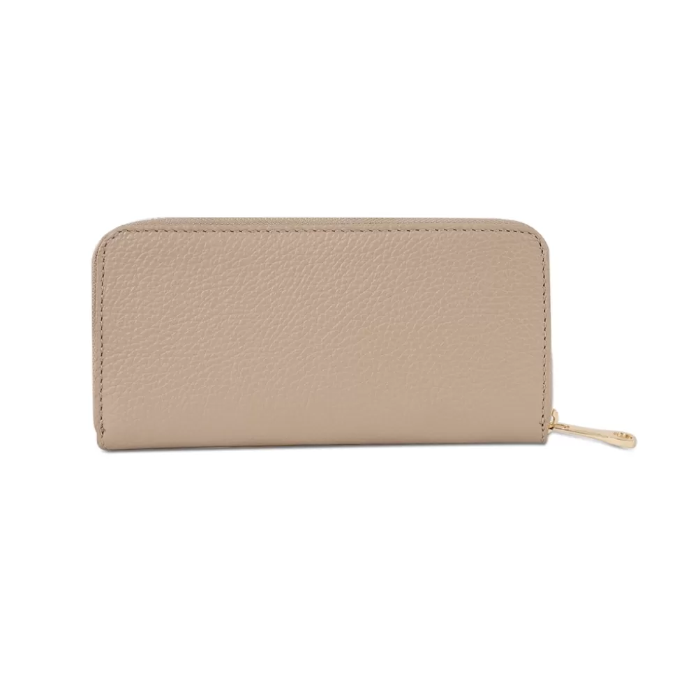 Women Folli Follie Wallets^Mini Discoveries Largeleather Wallet With Zipper