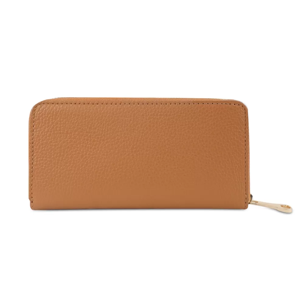 Women Folli Follie Wallets^Mini Discoveries Largeleather Wallet With Zipper