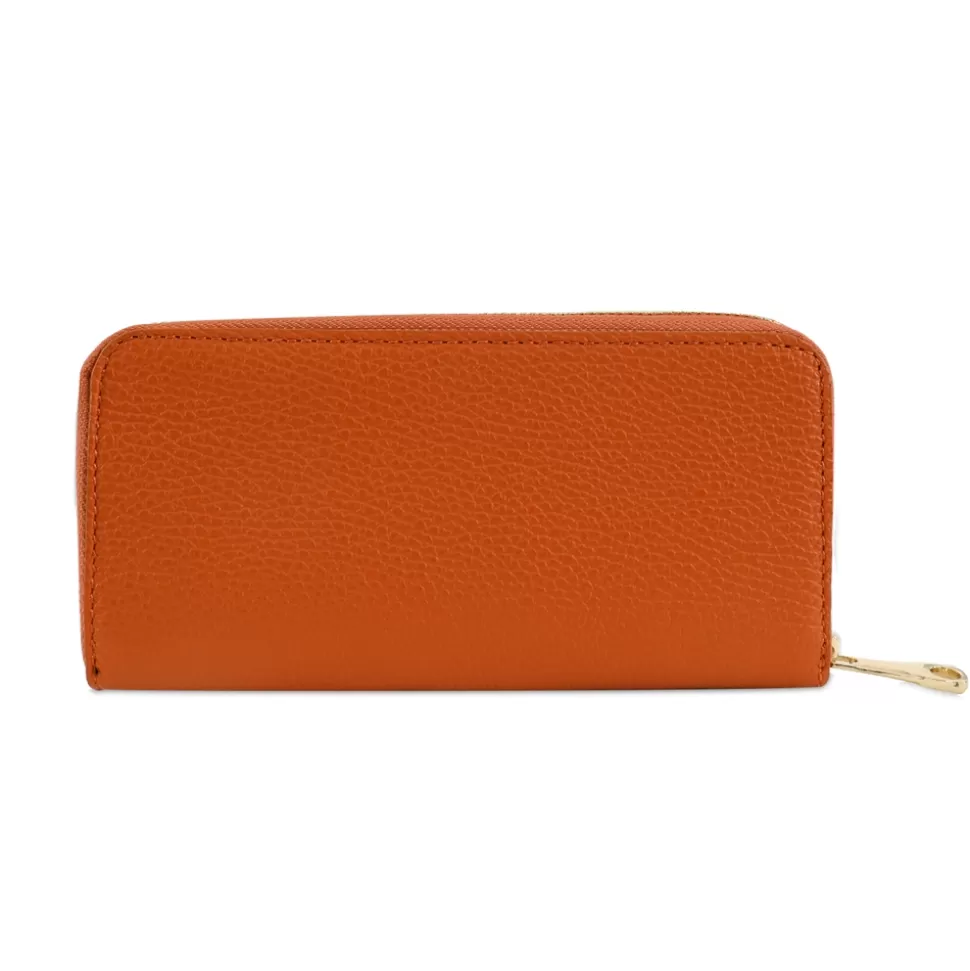 Women Folli Follie Wallets^Mini Discoveries Largeleather Wallet With Zipper