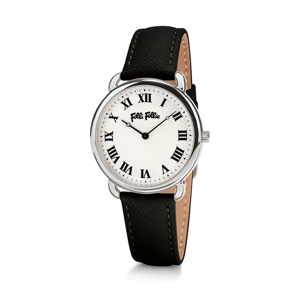 Women Folli Follie Leather Strap^Perfect Match Watch