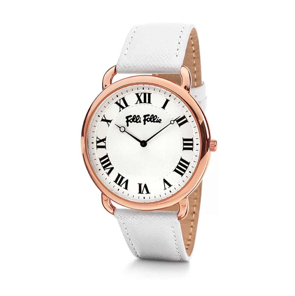 Women Folli Follie Leather Strap^Perfect Match Watch