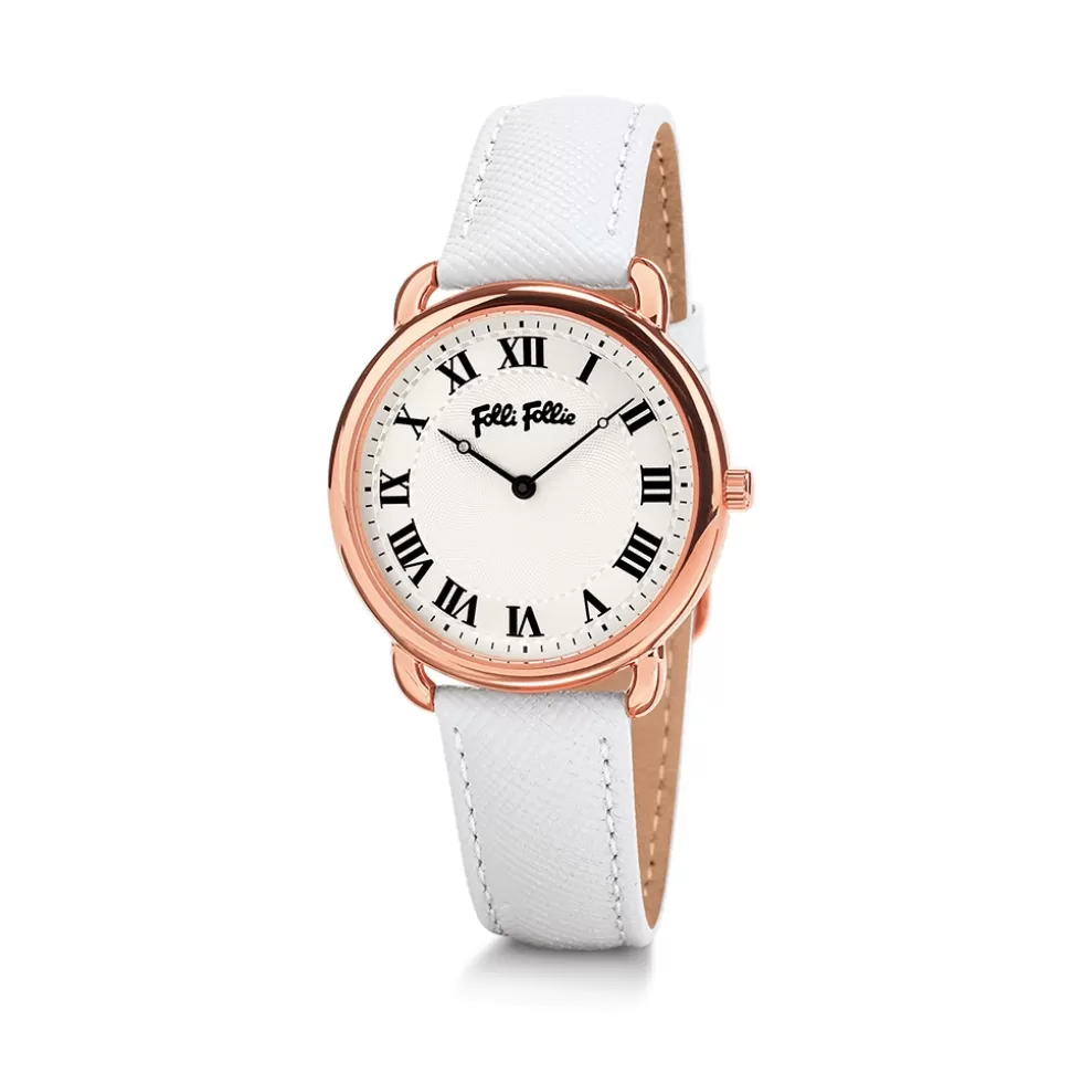 Women Folli Follie Leather Strap^Perfect Match Watch