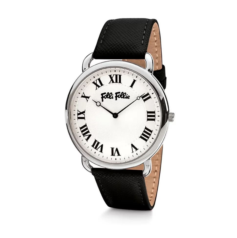 Women Folli Follie Leather Strap^Perfect Match Watch