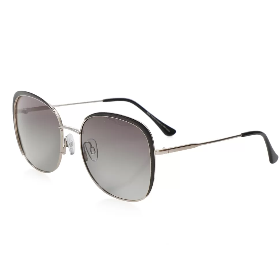 Women Folli Follie Sunglasses^Rectangular Khaki Metal Sunglasses