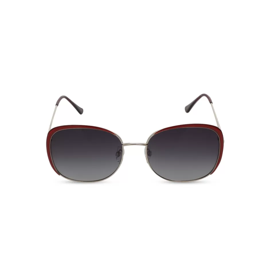 Women Folli Follie Sunglasses^Rectangular Red Metal Sunglasses