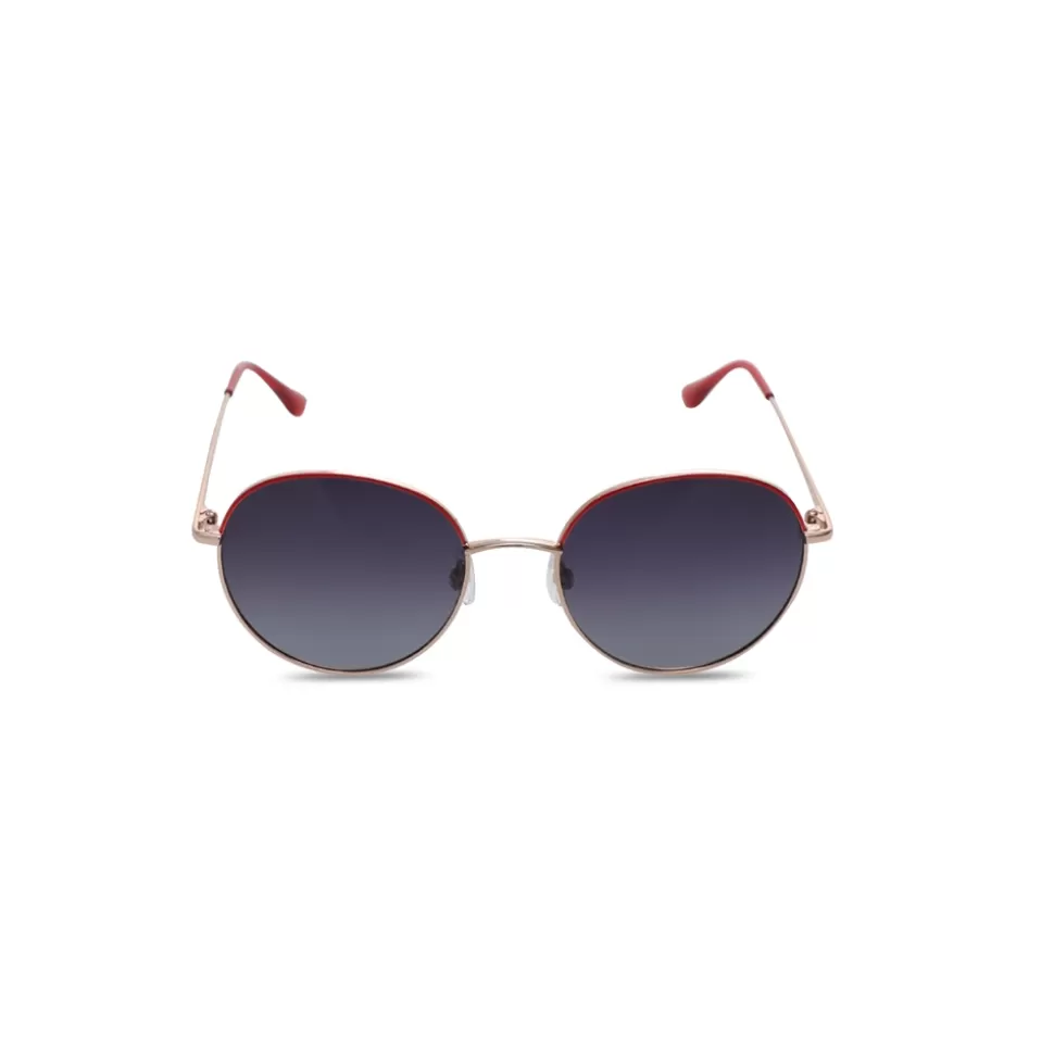 Women Folli Follie Sunglasses^Round Red Metal Sunglasses