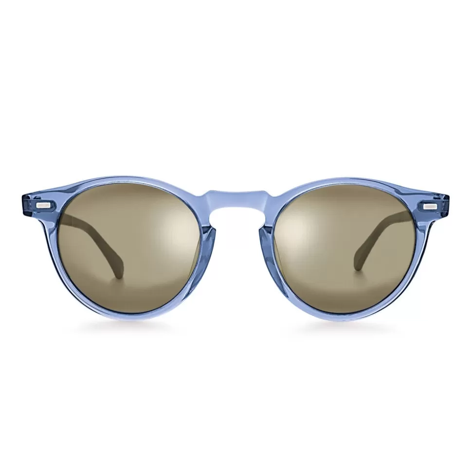 Women Folli Follie Sunglasses^Round Transparent Blue Sunglasses