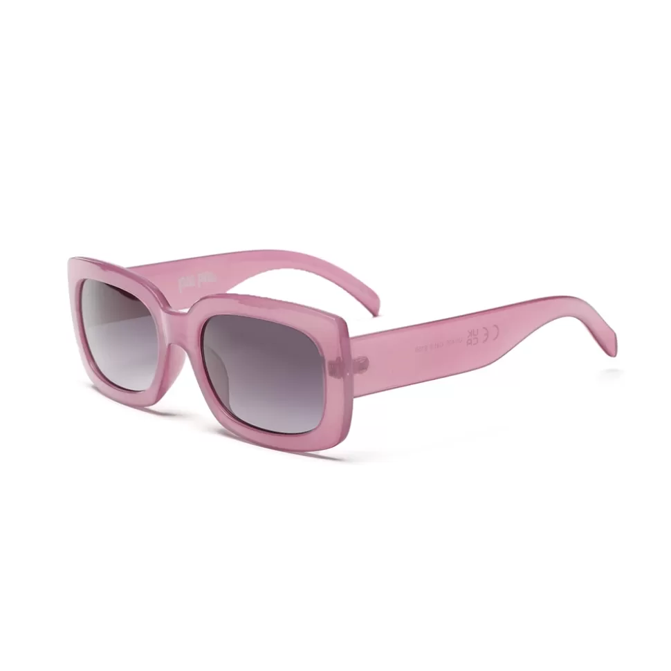 Women Folli Follie Sunglasses^Sunglasses Medium Rectangular Mask In Purple Color