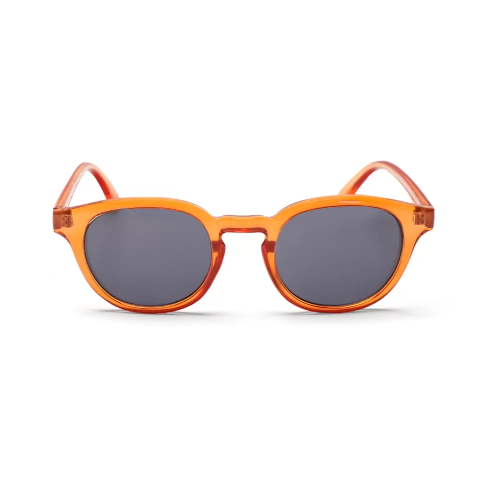 Women Folli Follie Sunglasses^Sunglasses Rounded Mask In Transparent Orange Color
