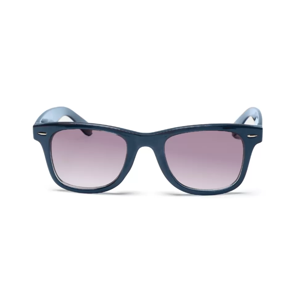 Women Folli Follie Sunglasses^Sunglasses Squared Mask With Metallic Details In Blue Color