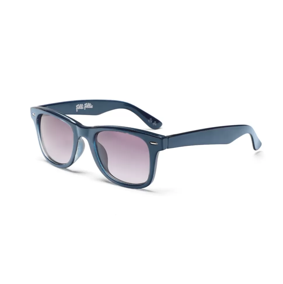 Women Folli Follie Sunglasses^Sunglasses Squared Mask With Metallic Details In Blue Color