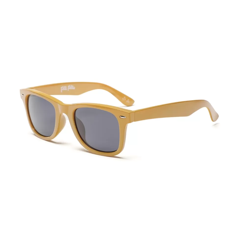 Women Folli Follie Sunglasses^Sunglasses Squared Mask With Metallic Details In Yellow Color