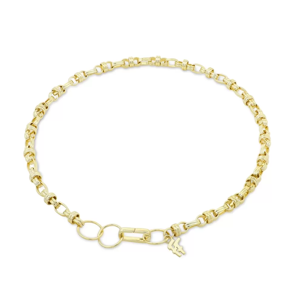 Women Folli Follie Necklaces^The Chain Addiction Gold Plated Chain Necklace With Links