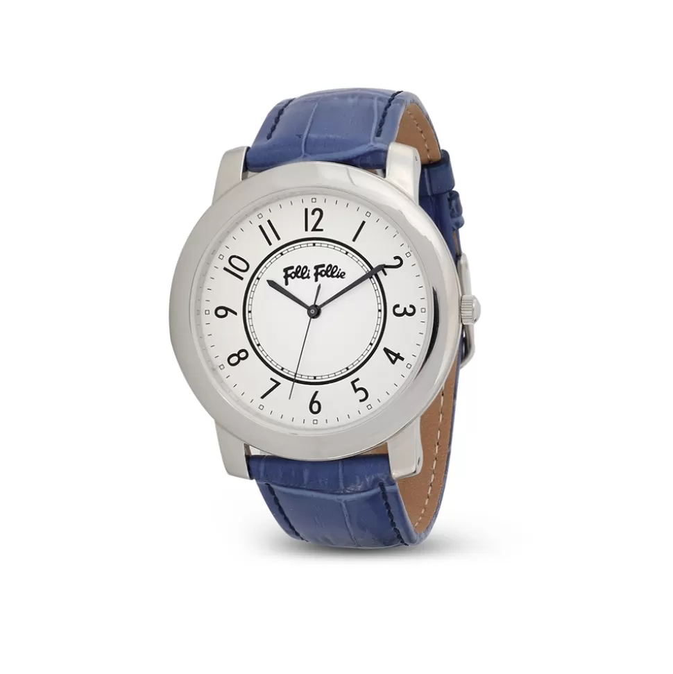 Women Folli Follie Leather Strap^Vibrant Memoriesleather Strap Watch