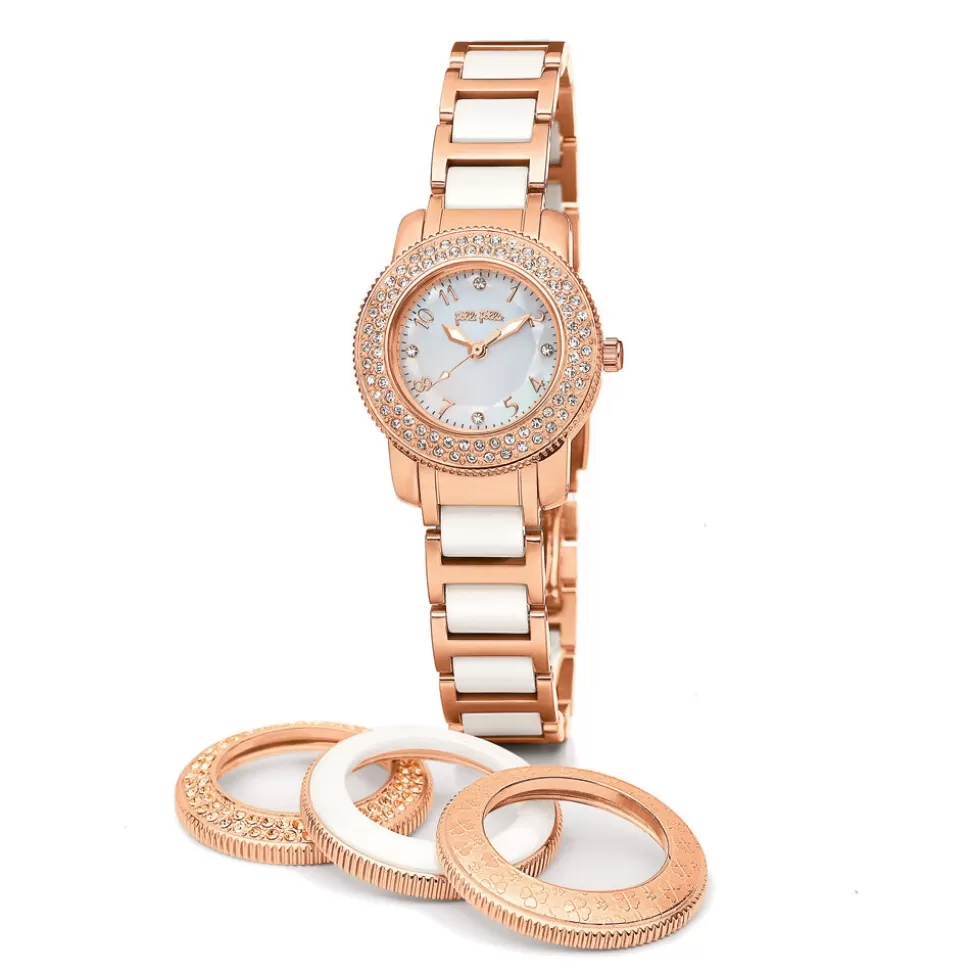 Women Folli Follie Bracelet^Winter Wonders Ceramic Watch